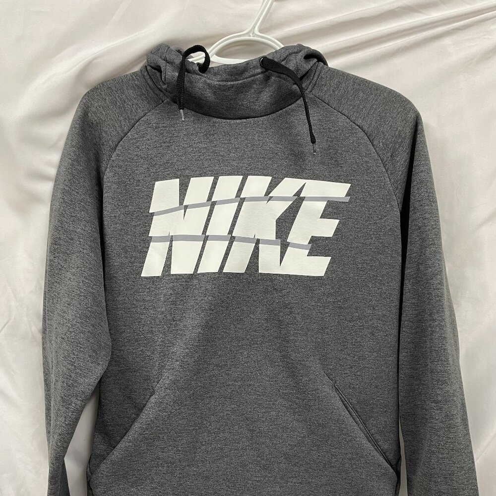 Nike Dri-Fit Hooded Grey sweatshirt size medium